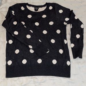 Max & Mia Polka Dot Sweater